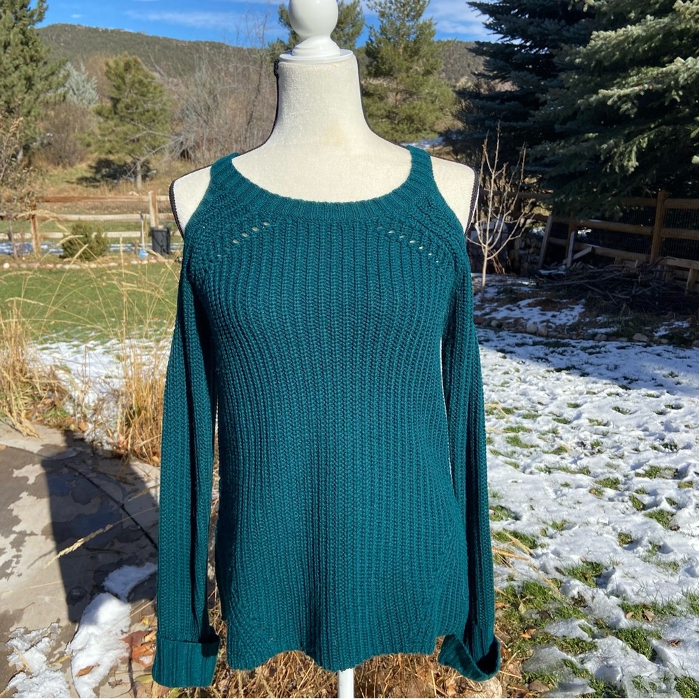 Hippie Rose open shoulder sweater from Stitch Fix